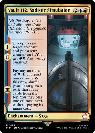 Vault 112: Sadistic Simulation (Surge Foil)