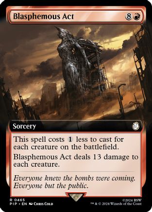 Blasphemous Act (Extended Art)