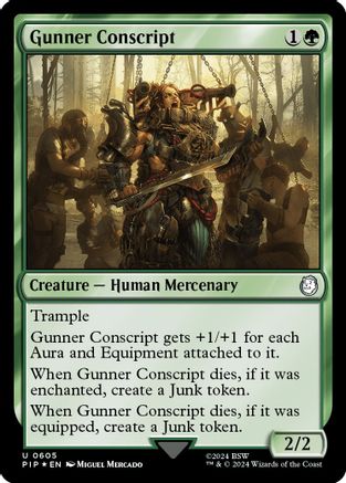 Gunner Conscript (Surge Foil)