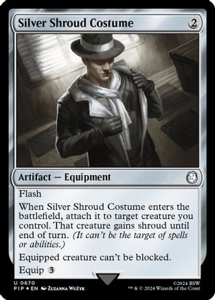 Silver Shroud Costume (Surge Foil)