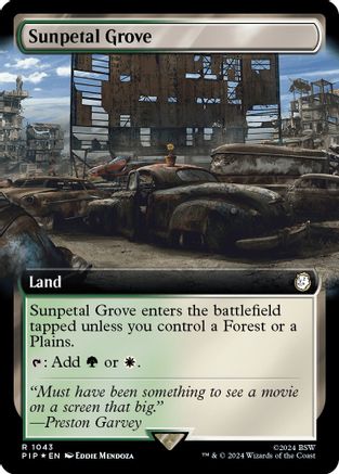 Sunpetal Grove (Extended Art) (Surge Foil)