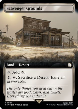 Scavenger Grounds (Extended Art) (Surge Foil)