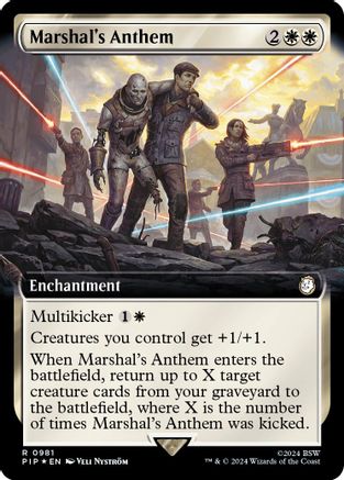Marshal's Anthem (Extended Art) (Surge Foil)