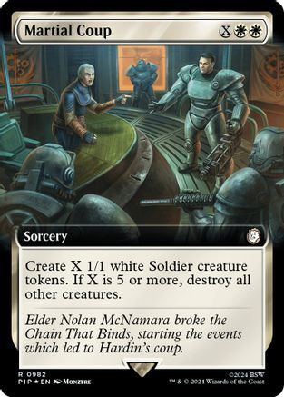 Martial Coup (Extended Art) (Surge Foil)