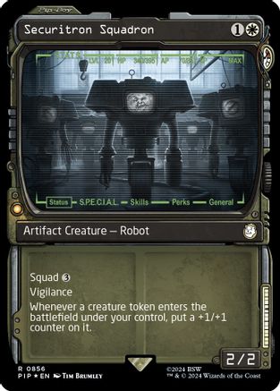 Securitron Squadron (Showcase) (Surge Foil)