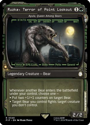 Ruzka, Terror of Point Lookout - Ayula, Queen Among Bears (Showcase)