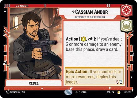 Cassian Andor - Dedicated to the Rebellion