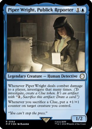 Piper Wright, Publick Reporter (Surge Foil)