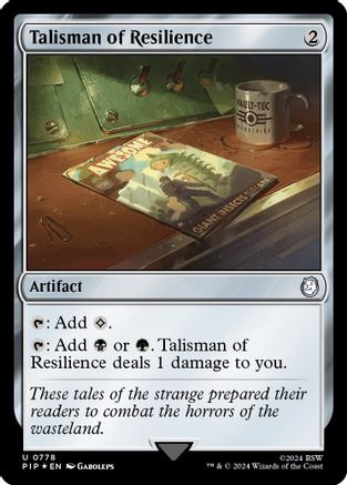 Talisman of Resilience (Surge Foil) - Universes Beyond: Fallout - Magic ...