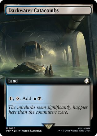 Darkwater Catacombs (Extended Art) (Surge Foil)