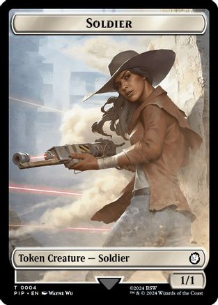 Soldier (0004) // Human Soldier Double-Sided Token
