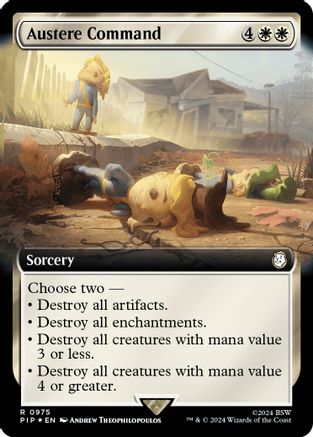 Austere Command (Extended Art) (Surge Foil)