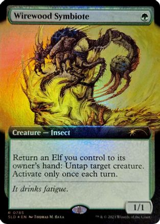 Wirewood Symbiote (Extended Art) - Secret Lair Drop Series - Magic: The