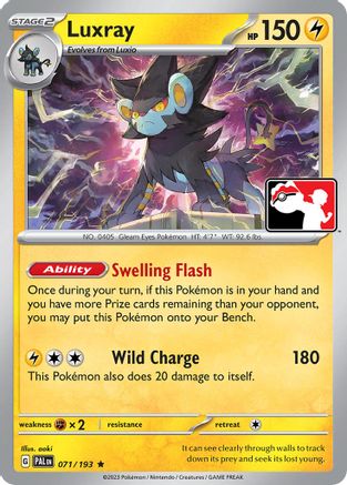 Prize Pack Series Cards Luxray #071
