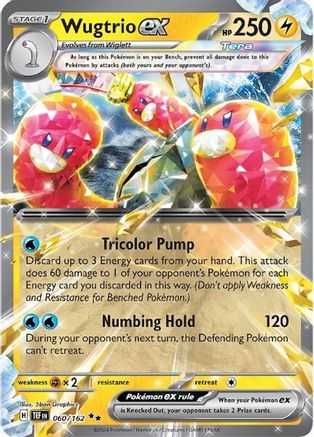 SV05: Temporal Forces Wugtrio ex #060