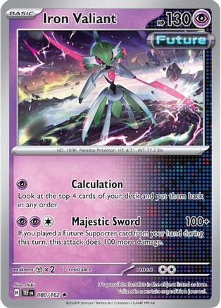 SV05: Temporal Forces Iron Valiant #080