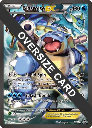 Jumbo Cards Blastoise EX #XY122
