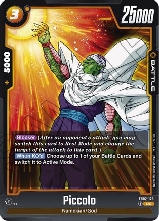 Piccolo - FB02-126 - Blazing Aura - Dragon Ball Super: Fusion World