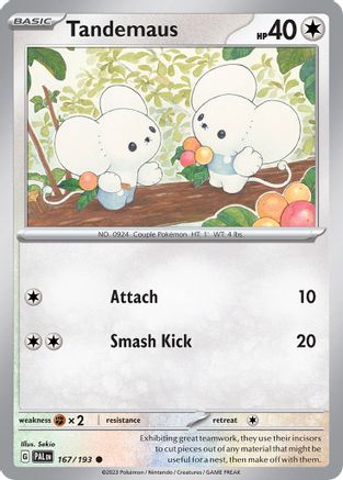 Miscellaneous Cards & Products Tandemaus (Cosmos Foil) #167