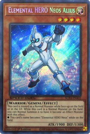 Elemental HERO Neos Alius (Secret Rare) - Speed Duel GX: Midterm ...