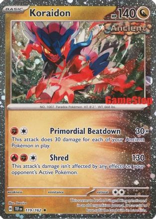Miscellaneous Cards & Products Koraidon (Gamestop Promo) #119