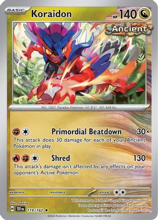 Deck Exclusives Koraidon #119