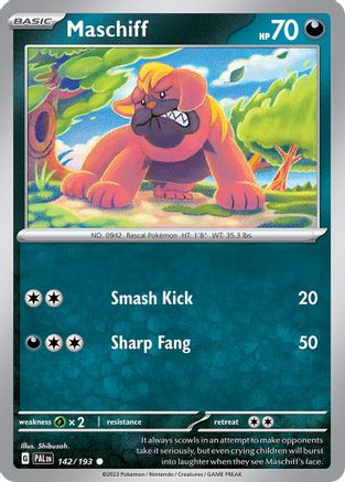 Miscellaneous Cards & Products Maschiff - 142/193 (Cosmos Holo) #142