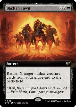 Back in Town (Extended Art)