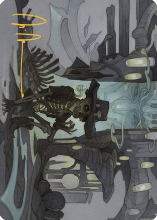 Tinybones Joins Up Art Card (Gold-Stamped Signature)