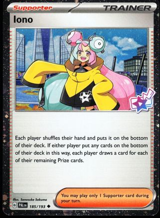 Miscellaneous Cards & Products Iono - 185/193 (Cosmo Foil) #185