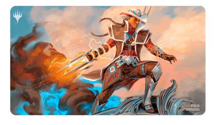 Outlaws of Thunder Junction Annie Flash, The Veteran Standard Gaming  Playmat for Magic: The Gathering