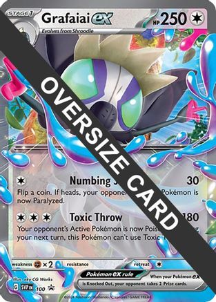 Jumbo Cards Grafaiai ex - 100 (SV: Scarlet & Violet Promo Cards) #100