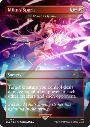 Miku's Spark - Chandra's Ignition (Rainbow Foil)
