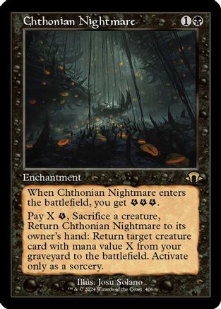 Chthonian Nightmare (Retro Frame)