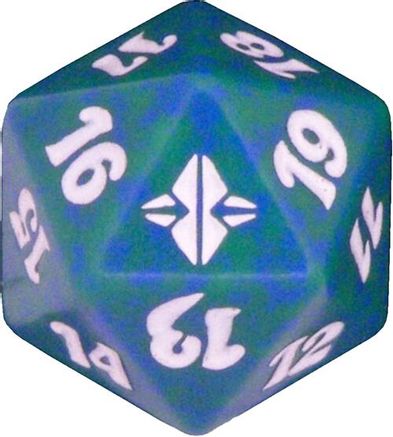 Rise of the Eldrazi Spindown Die - Green - Wizards of the Coast Dice ...