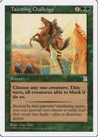 Taunting Challenge