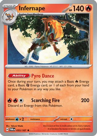 SV06: Twilight Masquerade Infernape #033