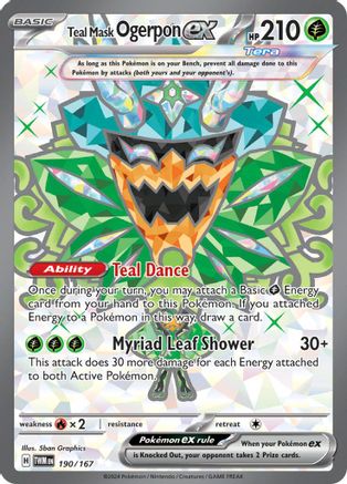 SV06: Twilight Masquerade Teal Mask Ogerpon ex #190