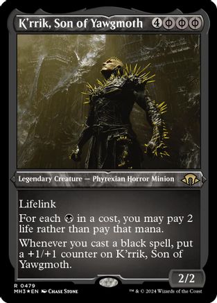 K'rrik, Son of Yawgmoth (Foil Etched)