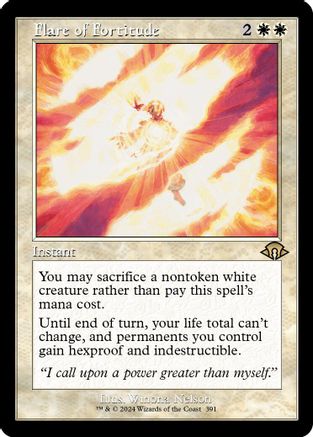 Flare of Fortitude (Retro Frame)
