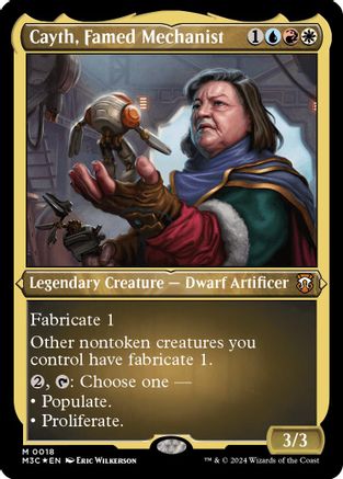 Cayth, Famed Mechanist (Foil Etched)