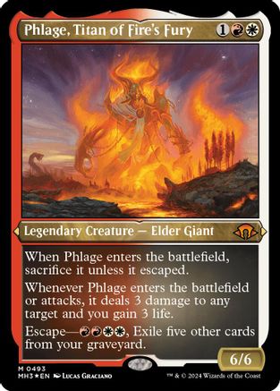 Phlage, Titan of Fire's Fury (Foil Etched)