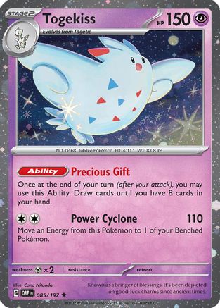 Blister Exclusives Togekiss - 085/197 (Cosmos Holo) #085