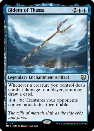 Bident of Thassa (Ripple Foil)