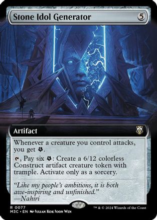 Stone Idol Generator (Extended Art) (Ripple Foil)