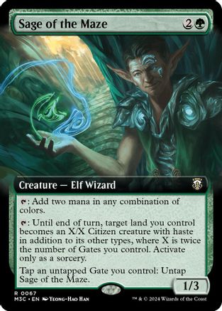 Sage of the Maze (Extended Art) (Ripple Foil)