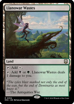 Llanowar Wastes (Ripple Foil)