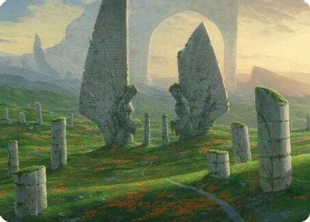 Monumental Henge Art Card
