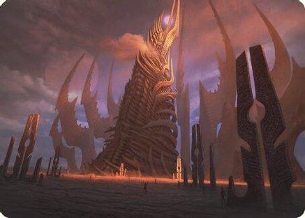 Phyrexian Tower Art Card