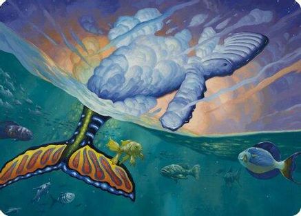 Dreamtide Whale Art Card